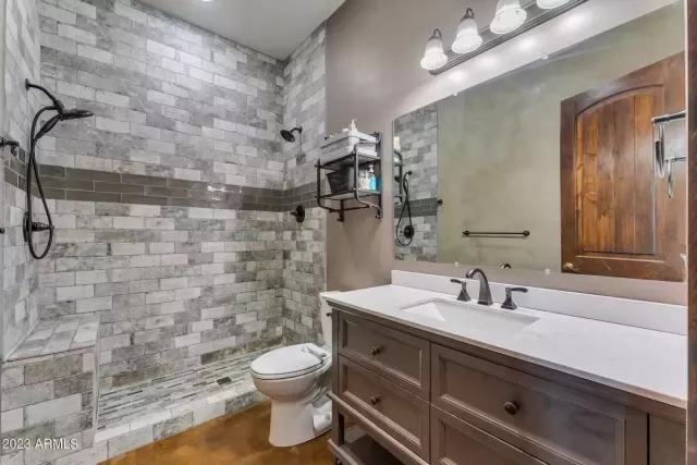 Stone Shower Remodel